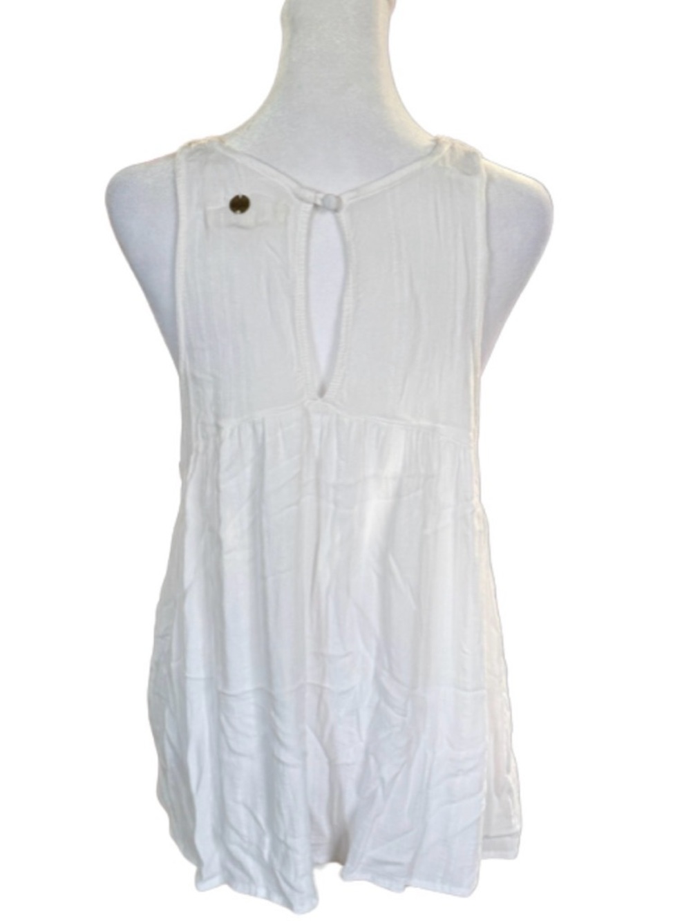Rip Curl White Crochet Lace Tank Top - Picture 2 of 5